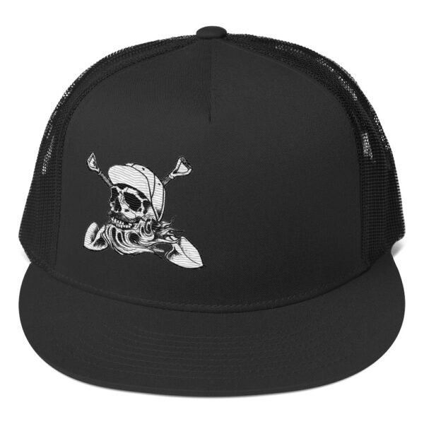 White & Black Trucker Cap - Image 2