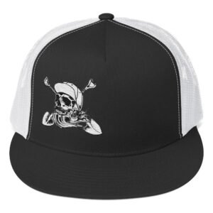 White & Black Trucker Cap