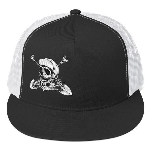 White & Black Trucker Cap