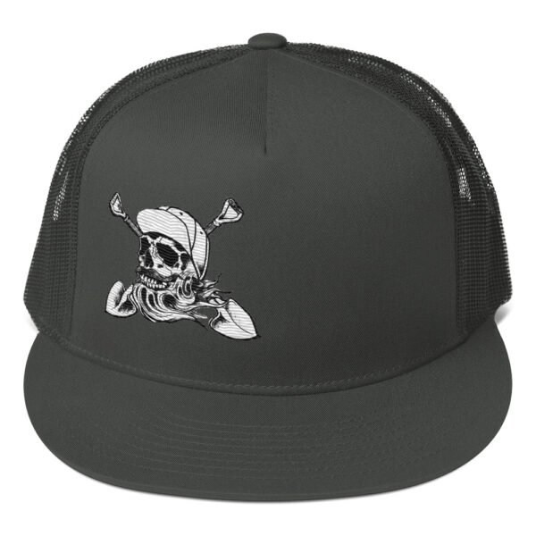 White & Black Trucker Cap - Image 4